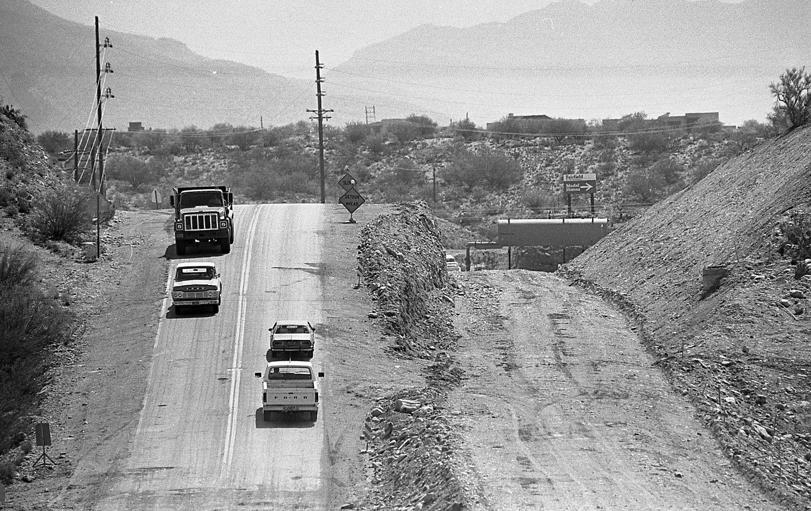 Sunrise Road construction